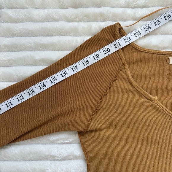 We The Free Scoop Neck Long Sleeve Top Womens Large - Picture 6 of 6